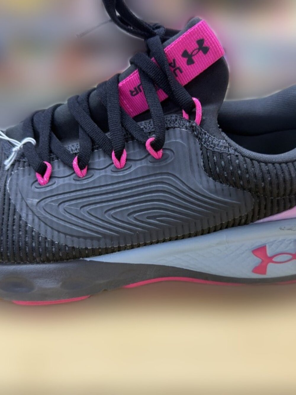 Under Armour Charged Vantage 2 Black Pink 3024884 Women's 7.5